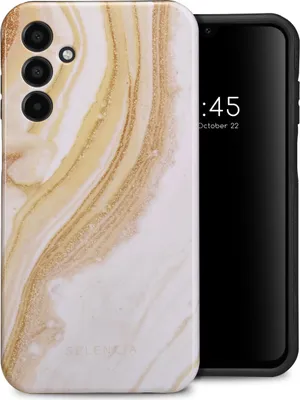 Produktbild von Selencia Vivid Back Cover Samsung Galaxy A15 (5G/4G) - Chic Marble Gold