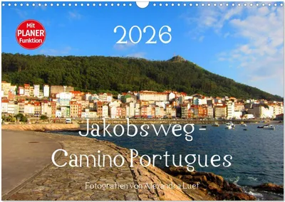Produktbild von Jakobsweg - Camino Portugues (Wandkalender 2026 DIN A3 quer), CALVENDO Monatskalender