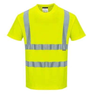 Image de Portwest S170 T-shirt de sécurité confort en coton à manches courtes Yellow Taille 4XL