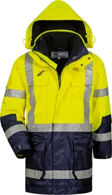 Produktbild von JEKYLL Warnschutz-Parka Gelb/Marine Größe 6-XXXXL(70/72)