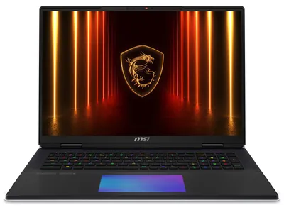 Image de MSI Titan 18 HX AI A2XWJG-476IT, Intel Core Ultra 9, 45,7 cm (18"), 3840 x 2400 pixels, 64 Go, 6 To, Windows 11 Pro