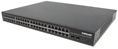 Immagine prodotto di Intellinet 561297 - Gigabit Ethernet (10/100/1000) - Full-duplex - Montaggio su rack - 1U