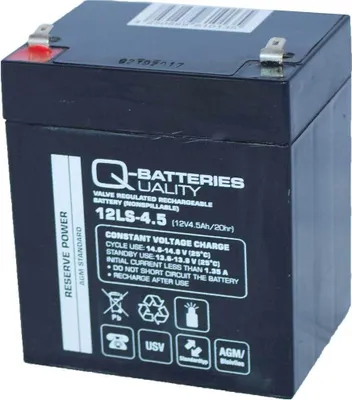 Produktbild von Ersatzakku für Panasonic LC-R124R5PD 12V 4,5Ah AGM Batterie AGM