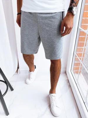 Obrázek produktu pro Dstreet Pánské teplákové kraťasy Proziss světle šedá XL