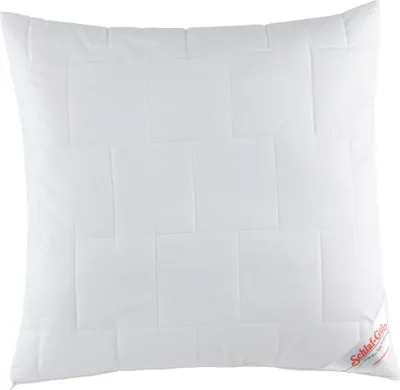 Produktbild von fan Microfaser Kopfkissen Utah Schlaf-Gut  100% Baumwolle Schlafkissen waschbar 80x80 cm Weiß