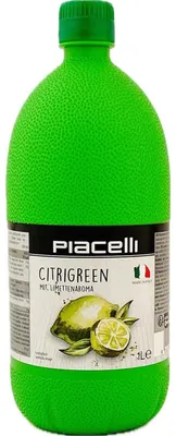 Produktbild von Piacelli Citrigreen mit Zitronensaft und Limettenaroma 1L