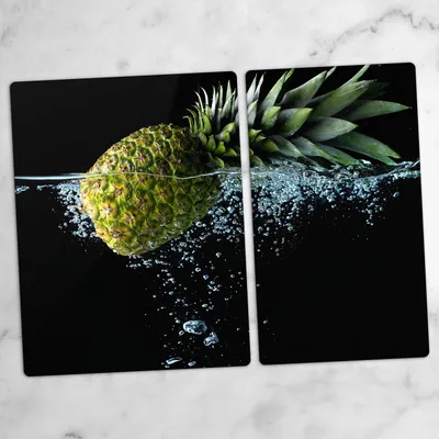 Produktbild von Glas-Herdabdeckplatten Glaskeramikkochfeld-Abdeckung Spritzschutz Glas 70x52 cm Fruchtwasser