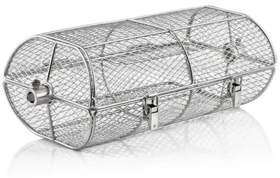 Productafbeelding van RVS Grillmand voor Roosteren met Draaisysteem