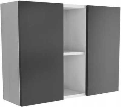 Zdjęcie produktu dla wisząca szafka łazienkowa 80 do łazienki biały + szary mat 80cm x 60 x 25cm