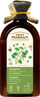 Immagine prodotto di Farmacia Verde Shampoo antiforfora alla betulla e al ricino 350 ml