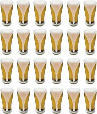 Produktbild von 24 x Bierglas Getränkeglas Glas 300 ml spülmaschinenfest Ø 6,5 x 15 cm Höhe