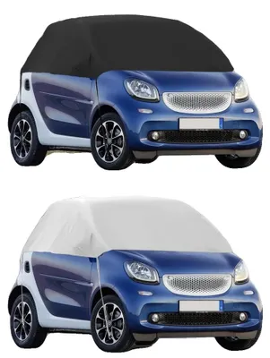 Image de Housse de voiture, imperméable, isolation thermique, noire