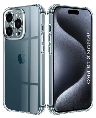 Obrázok produktu pre Techsuit Shockproof Clear Silicone kryt na iPhone 15 Pro – číry