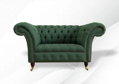 Productafbeelding van Chesterfield textiel, groen, creatieve meubels, nieuwe woonkamer, modern design, luxe
