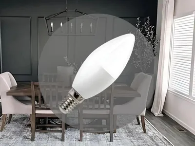 Zdjęcie produktu dla Żarówka LED 8W-G45/E14/SMD/6000K - ZLS704