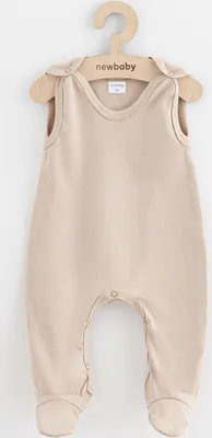 Produktbild von Neu Baby Classic II Baby-Strampler hellbeige, Gr. 74 (6-9m)