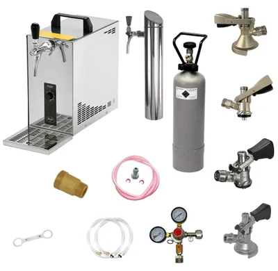Image de Refroidisseur en ligne PYGMY 25 LE 30 L/h avec colonne et têtes de tirage, KEG: Set tous de tete de fut