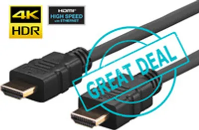 Produktbild von VivoLink PROHDMIHD5-BULK HDMI-Kabel 5 m HDMI Typ A (Standard) Schwarz (PROHDMIHD5-BULK)