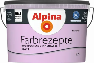Produktbild von Alpina Farbrezepte Fliederfest matt 2,5 L