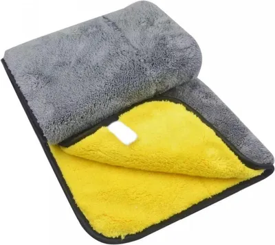 Obrázok produktu pre Jumada's - Mikrovláknová utierka - Žltá Čierna - 40 x 40 cm - Lesklé auto - Umývanie - Detailné čistenie - 1 kus
