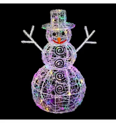 Produktbild von Leuchtender Schneemann, 96 LED Weiss  - Fééric Lights and Christmas