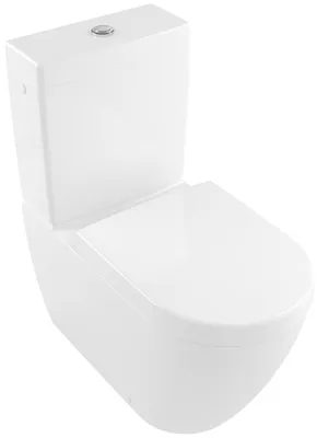 Produktbild von Villeroy & Boch Subway 2.0 Tiefspül-WC spülrandlos für Kombination, oval, freistehend, DirectFlush, 370x700x400mm, 5617R0R1