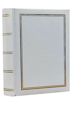 Image de ALBUM, relié, CDS 46200, pour 200 photos au format 10 x 15 cm, avec description, CLASSIC, blanc
