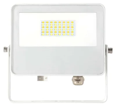 Immagine prodotto di Proiettore LED da esterno Sky 30W con tecnologia Switch CCT 3000K/4000K/5000K, fascio 115º, finitura Bianco Opaco - Beneito & Faure