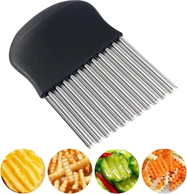 Immagine prodotto di Taglierina per patate ondulate - Taglierina per verdure - RVS