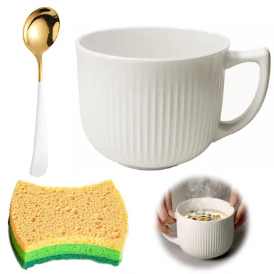 Keramik-Suppenschale mit Deckel, 900 ml, weiß