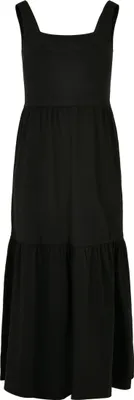 Productafbeelding van Urban Classics, lange jurk voor dames, model "Ladies Long Valance", zomerjurk, zwart, maat L