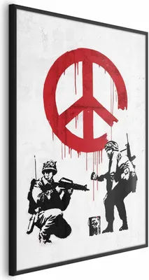 Produktbild von Posterpapier Poster - War and Peace 40x60 cm Streetart i-C-0143-ao-a