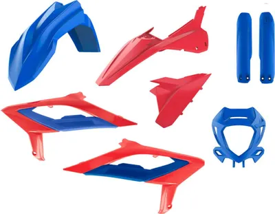 Produktbild von POLISPORT 8 Verkleidungssatz Blau/Rot für Beta RR