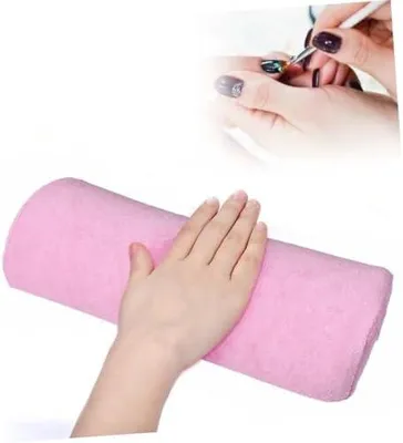 Produktbild von Rosa Handauflagenkissen aus Flanell mit abnehmbarem Bezug