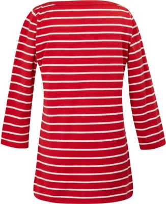 Produktbild von Regatta - "Bayletta" Oberteil für Damen 3/4 Ärmel RG10195 (36 DE) (Hohes Risiko Rot/Weiß)