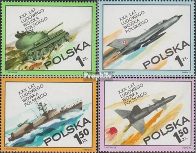 Produktbild von Briefmarken Polen 1973 Mi 2275-2278 (kompl.Ausg.) gestempelt Polnische Volksarmee