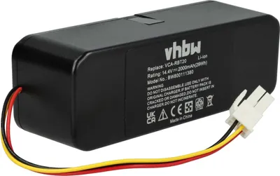 Produktbild von vhbw Akku kompatibel mit Samsung Navibot SR8896, SR8897, SR8898, SR8990, SR8F31, VCR8730, SR8F51, SR8F40 Staubsauger (2000 mAh, 14,4 V, Li-Ion)