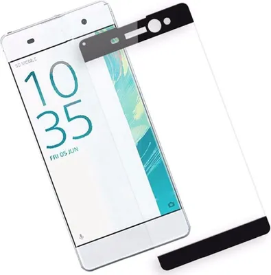 Produktbild von Sony Xperia XA 3D Curved Panzer Glas Folie Display 9H Schutzfolie Hüllen Case Schwarz