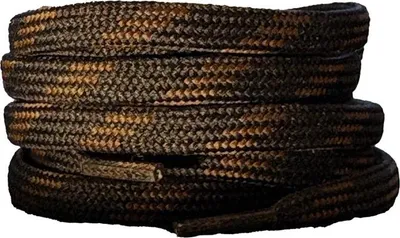 Produktbild von Schnürsenkel passend für Meindl Schuhe von Barth - Schwarz Braun - 180 cm
