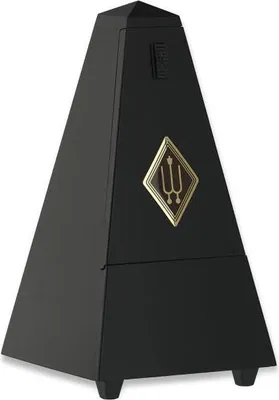 Produktbild von Wittner Metronom 816M mechanisch aus Holz mit Glocke matt-schwarz
