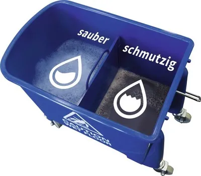 Obrázek produktu pro Unger Profi Putzset inkl. Putzeimer 15 L, Wischbezug und Flachmopp-Klappenhalter