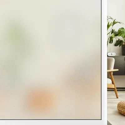 Obrázok produktu pre Fólia na okná, efekt mliečneho skla, ochrana proti UV žiazeniu, 44,5 x 200 cm, samolepiaca, ochrana súkromia pre kanceláriu a obývačku