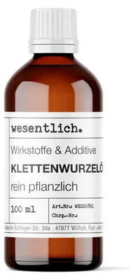 Produktbild von Klettenwurzelöl 100ml von wesentlich.