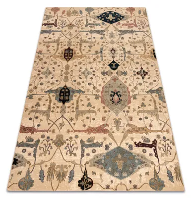 Image de Tapis en laine POLONIA Persej oriental crème beige 170x235 cm