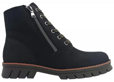 Imagen del producto de Waldläufer H-Xara: Botas de cordones para mujer, color negro, para uso casual