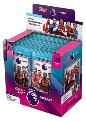 Obrázek produktu pro Sada sběratelských karet Premier League pro sezónu 2026/2027 (28 kusů)