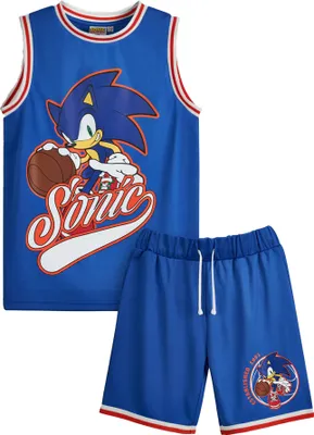 Produktbild von Sonic The Hedgehog - Súprava dresu a šortiek pre chlapcov NS8305 (134) (Modrá)