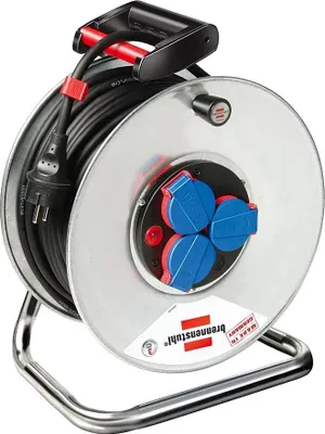 Image de Brennenstuhl Garant S IP44 tambour de câble 50m AT-N05V3V3-F 3G1,5 noir, 1198590