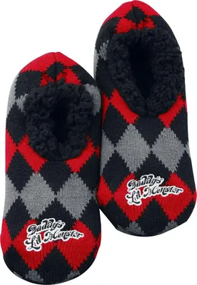 Produktbild von Suicide Squad Socken Damen Monster Cozy Slipper multicolor EU 39-42