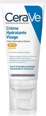 Produktbild von Cerave feuchtigkeitsspendende Gesichtscreme Spf 50 52 ml